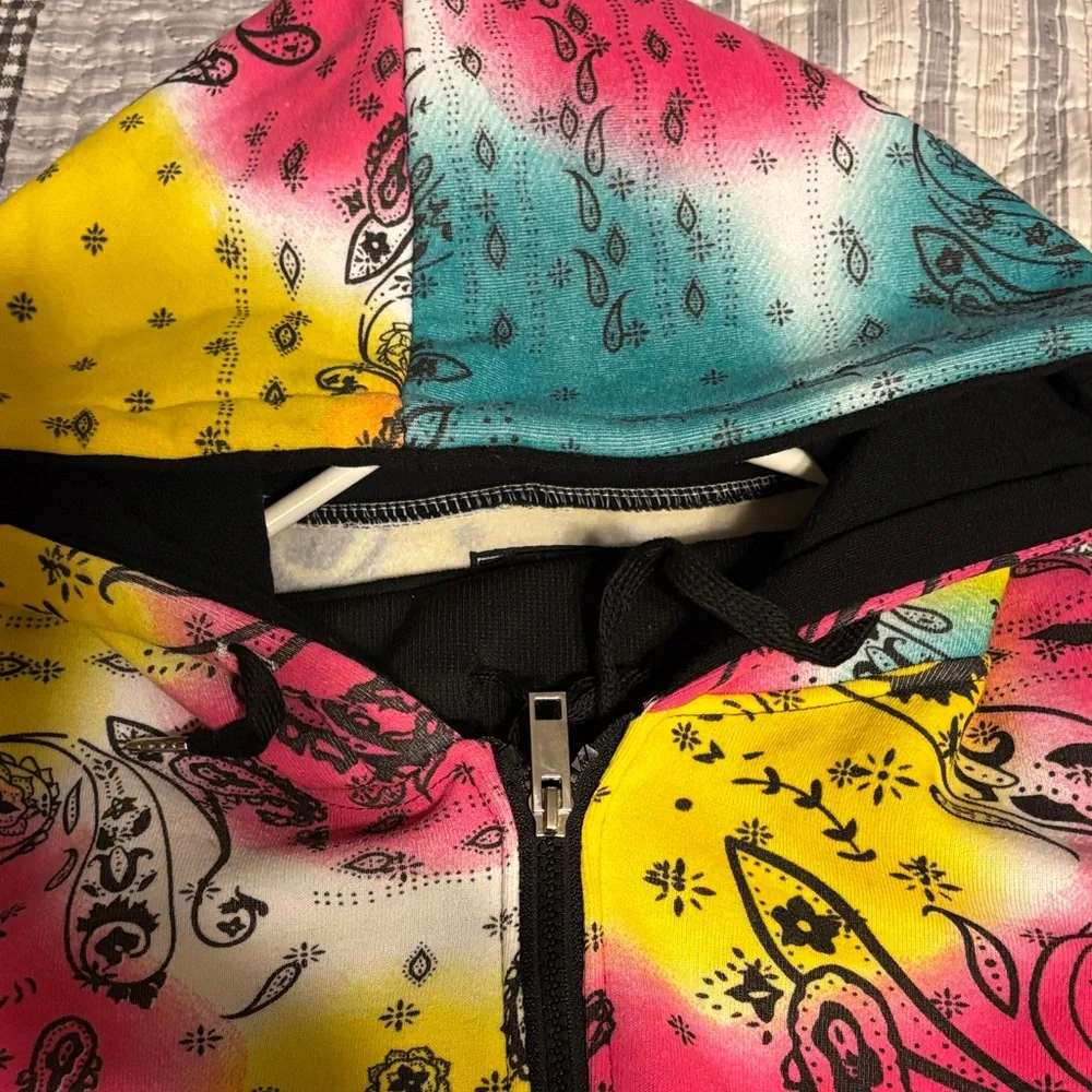 Demolition Vibrant Kids Hoodie and jogger set  pockets on pants and sweatshirt - Picture 3 of 10